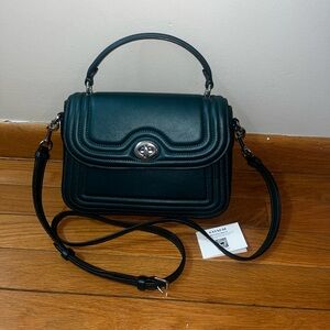 Coach Dark Green Leather Satchel
MARLIE TOP HANDLE SATCHEL